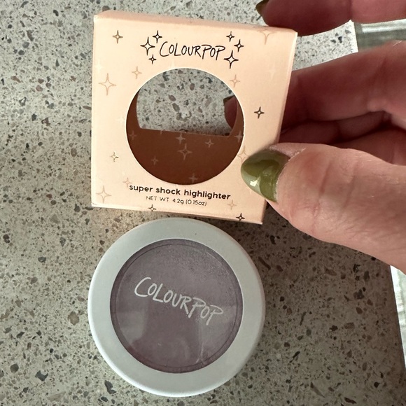 Like new! ColourPop Super Shock Highlighter in shade Hippo. - Picture 2 of 4